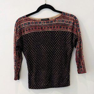 Lauren by Ralph Lauren Vintage Top Size XS Petite